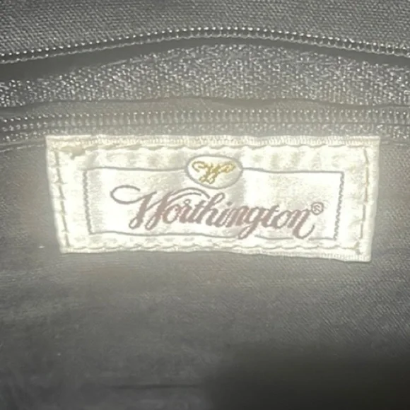 Worthington Black and Gold Geometric Shoulder Bag - Picture 2 of 14